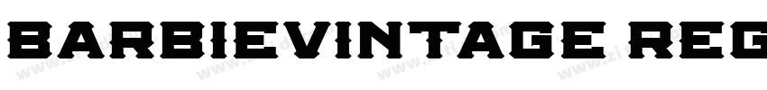 BarbieVintage Regula字体转换